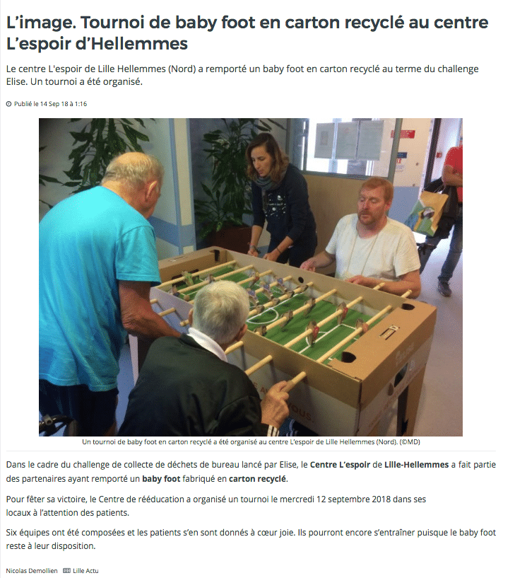 Lille actu 14-09-18 baby foot